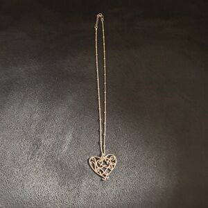 Elegant Gold Heart Pendant Necklace